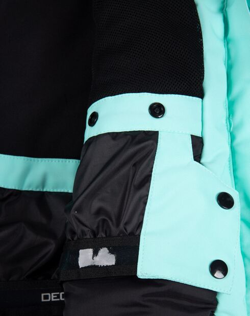 Veste de ski Geod JR fausse fourrure bleu clair