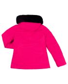 Veste de ski Geod JR fausse fourrure rose
