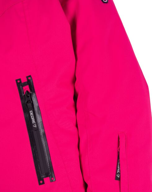 Veste de ski Geod JR fausse fourrure rose