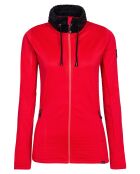 Veste seconde couche Stretch Lechaud fausse fourrure rouge