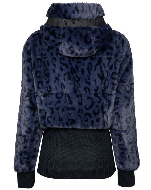 Veste Filly D fausse fourrure bleu nuit