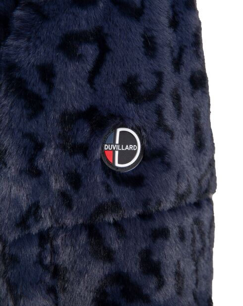 Veste Filly D fausse fourrure bleu nuit