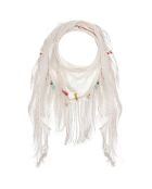 Foulard La Paz blanc - 115x160 cm