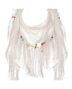 Foulard La Paz blanc - 115x160 cm