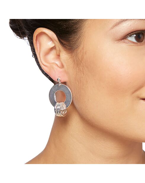 Orecchini Cerclune in argento
