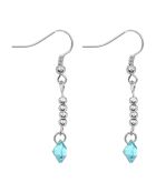 Boucles d'oreilles Orisol argenté/turquoise