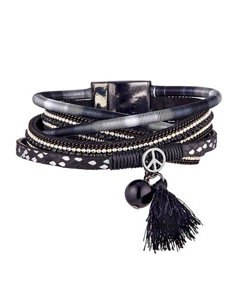 Piece Of Trip zwarte armband