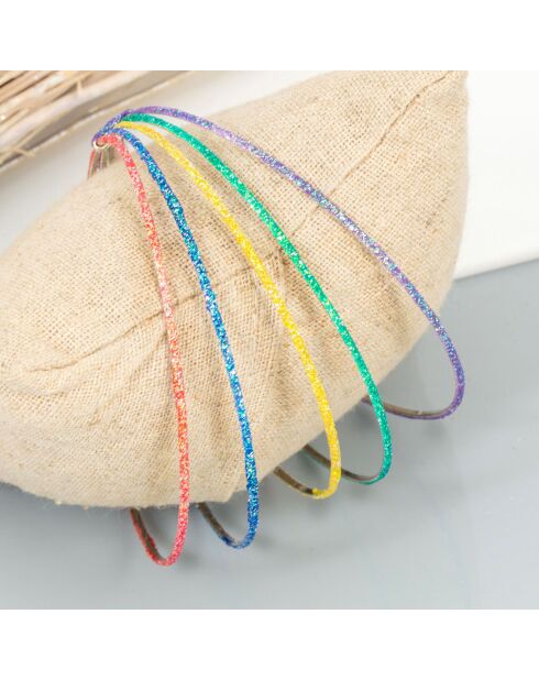 5 Bracelets Bowisa multicolores