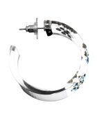 Soniata transparente/himmelblaue Ohrringe