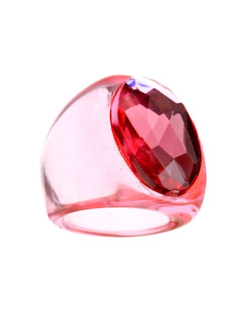 Anillo Cristaroca rosa
