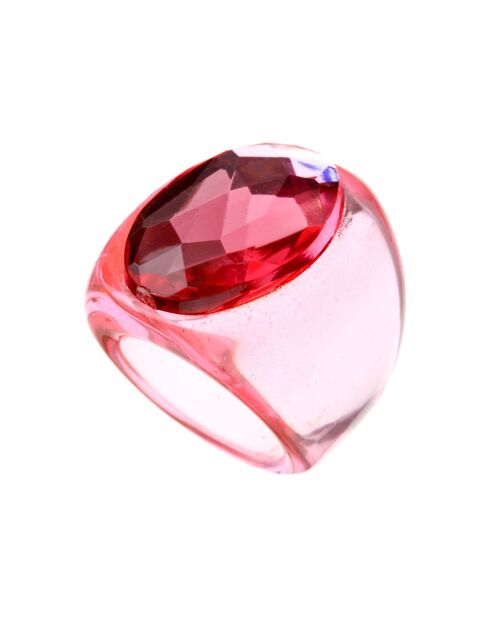 Anillo Cristaroca rosa