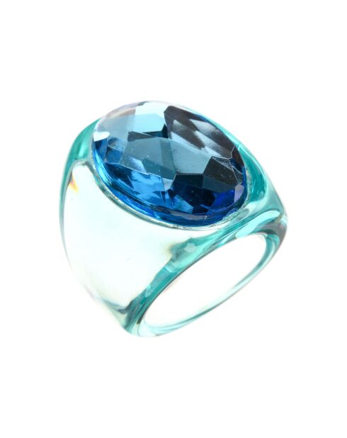 Anillo azul Cristaroca