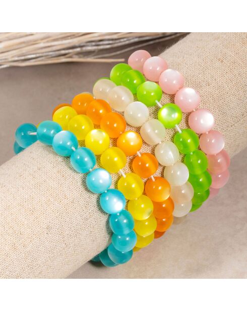 6 Bracelets Baho multicolores