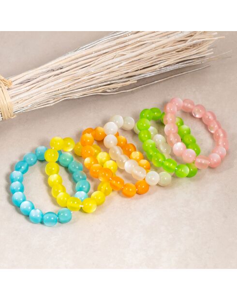 6 Bracelets Baho multicolores