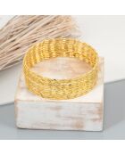 12 Bracelets Lanka dorés