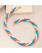 Collana con bandiera multicolore