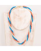 Collana con bandiera multicolore
