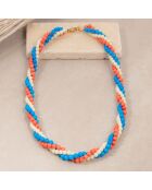 Collana con bandiera multicolore