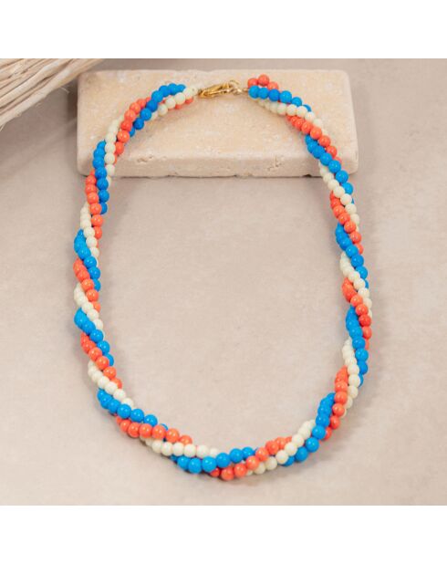 Collana con bandiera multicolore