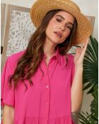 Robe Coline fushia