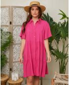 Robe Coline fushia