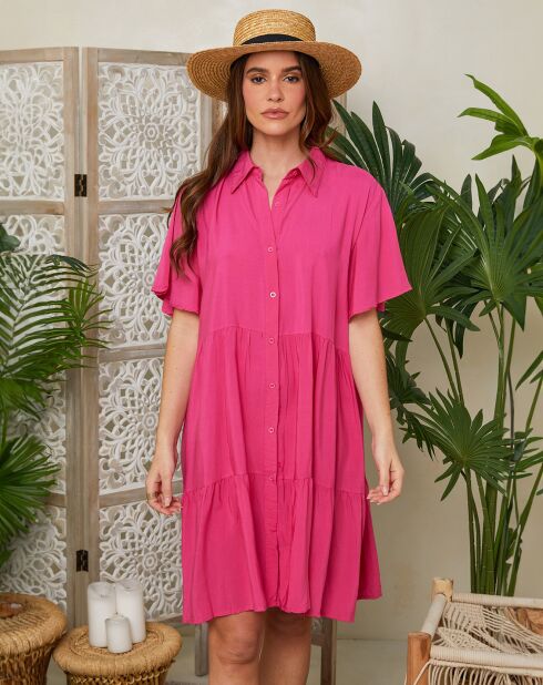 Robe Coline fushia