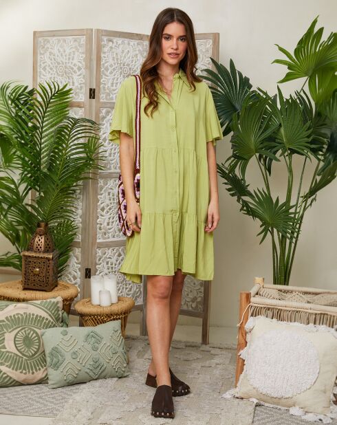 Grünes Kleid Coline
