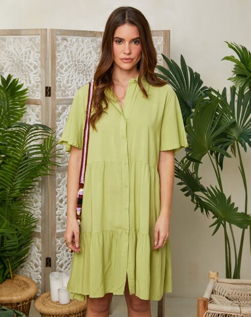 Grünes Kleid Coline