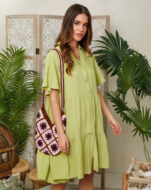 Grünes Kleid Coline