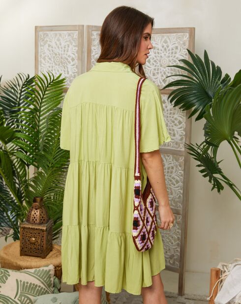 Grünes Kleid Coline