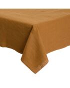 Nappe 100% Lin Venise tabac