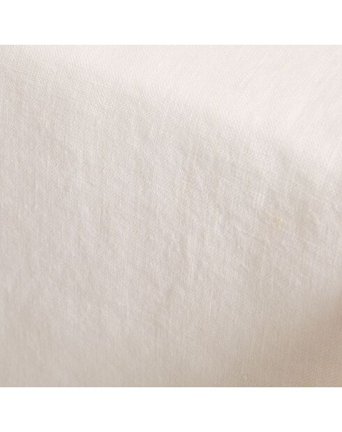 Nappe 100% Lin Venise blanche