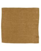 4 Serviettes de table 100% Lin Venise tabac - 40x40 cm