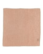 4 Serviettes de table 100% Lin Venise cimarron - 40x40 cm