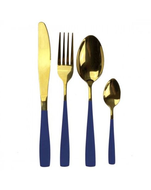 Ménagère Majorelle bleue - 24 pièces