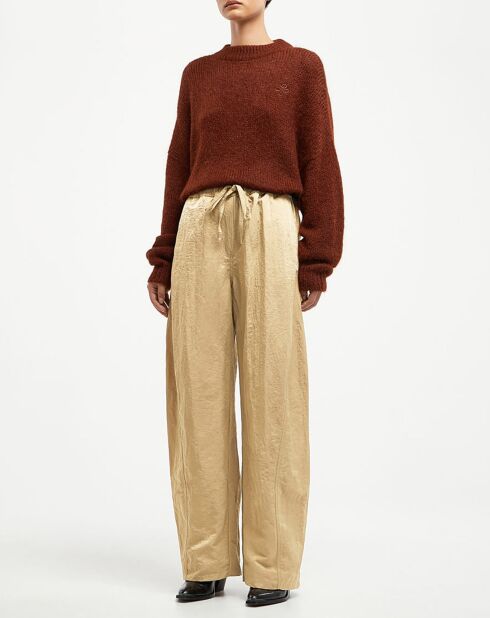 Pantalon Una beige