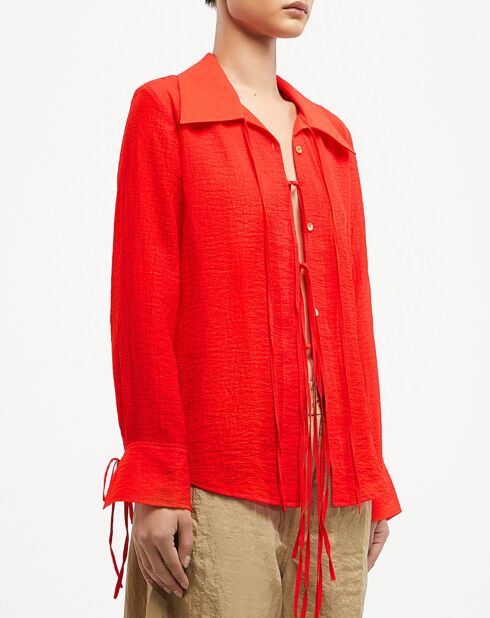 Chemise Saskia rouge