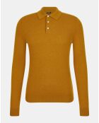 Pull 100% Cachemire Polo Uni Napolo camel/gold