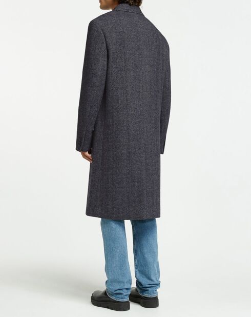 Manteau en Laine mélangée Johel-Gb gris