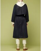 Trench en Coton Bio Oversize Marius noir