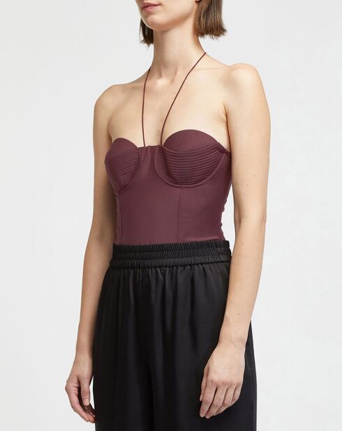 Body en Laine mélangée Matilda bordeaux