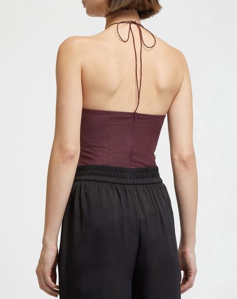 Body en Laine mélangée Matilda bordeaux