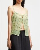 Top Sardena vert/jaune