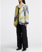 Veste Pezz, Elevated Woven Jaquard jaune/multicolore