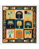 Foulard Palmier multicolore  90x90 cm