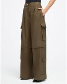 Pantalon Ebba Cargo kaki