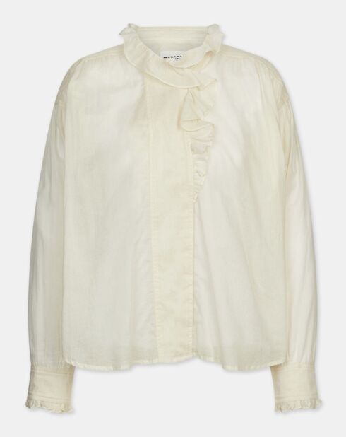 Chemise en Coton Bio Pamias-Gb écrue