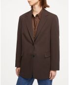 Veste Simple Tolede marron moyen