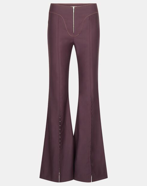 Pantalon en Laine mélangée Alice bordeaux