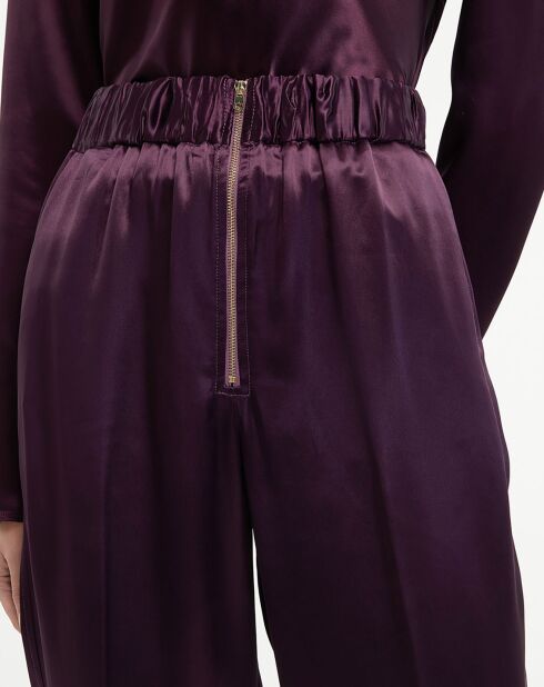 Pantalon Elasticated bordeaux